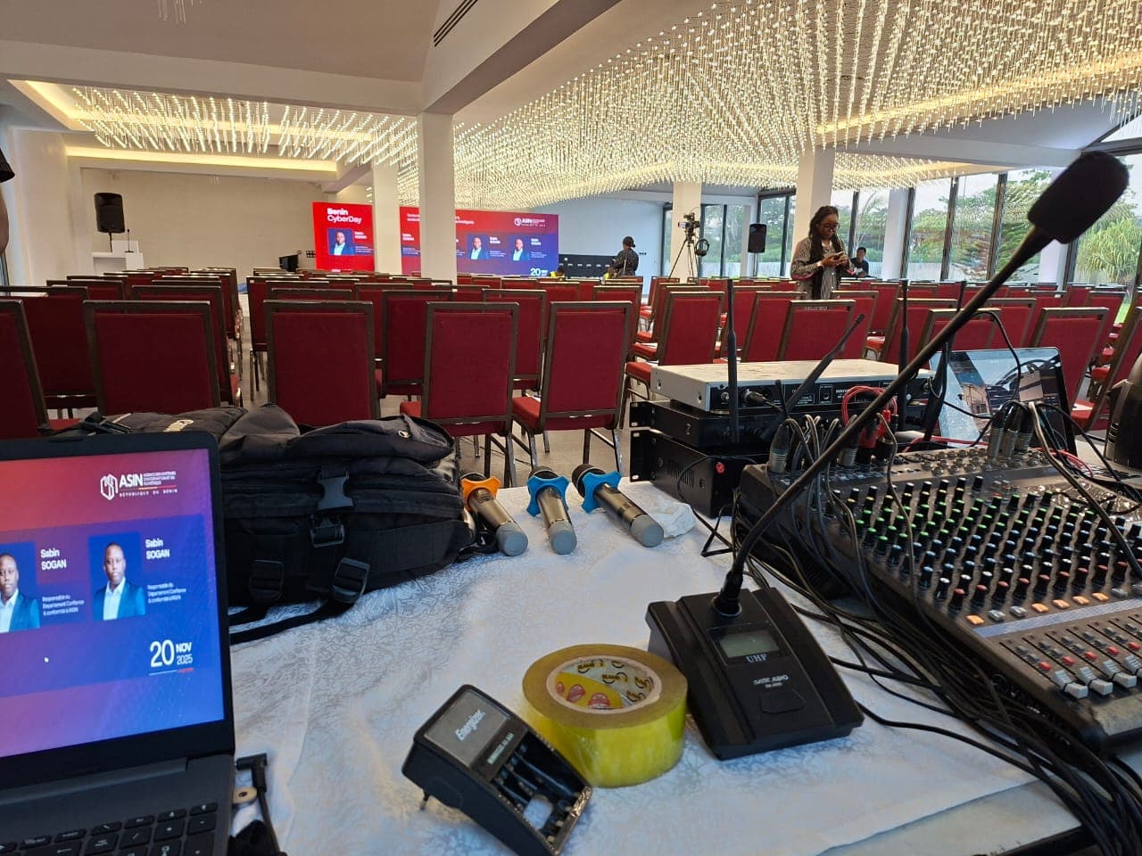 Benin cyber day à l'hôtel Golden tulip